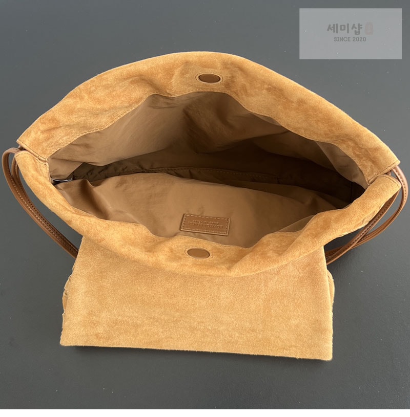 보테가베네타 보테가베네타 스웨이드 지오르노 더스트 숄더 백 857657 블루 Bag 3번 이미지