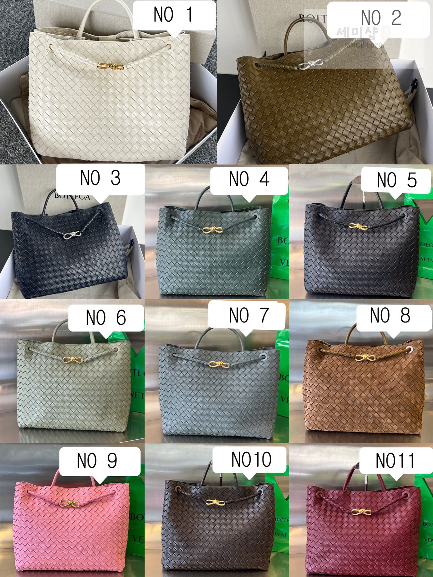 Bottega Veneta 보테가베네타 라지 안디아모 “ 11 COLOR ” NO 1 Bag 4번 이미지