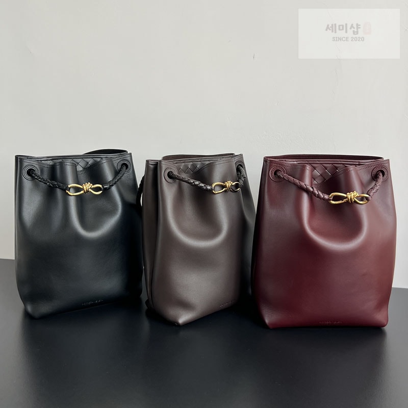 Bottega Veneta 보테가베네타 안디아모 버킷 백 “ 3 COLOR ” 다크 브라운 Bag 14번 이미지