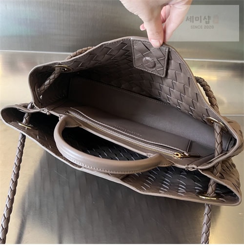 Bottega Veneta 보테가베네타 이스트 웨스트 스몰 안디아모 토트백 " 4 COLOR ” 블랙 Bag 11번 이미지