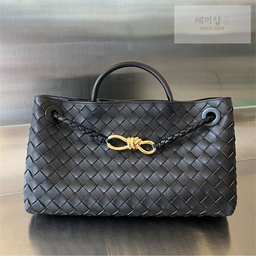 Bottega Veneta 보테가베네타 이스트 웨스트 스몰 안디아모 토트백 " 4 COLOR ” 블랙 Bag 12번 이미지