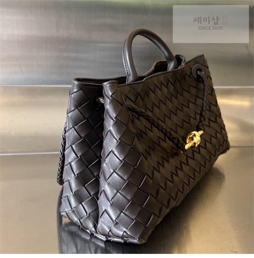 Bottega Veneta 보테가베네타 이스트 웨스트 스몰 안디아모 토트백 " 4 COLOR ” 블랙 Bag 24번 이미지