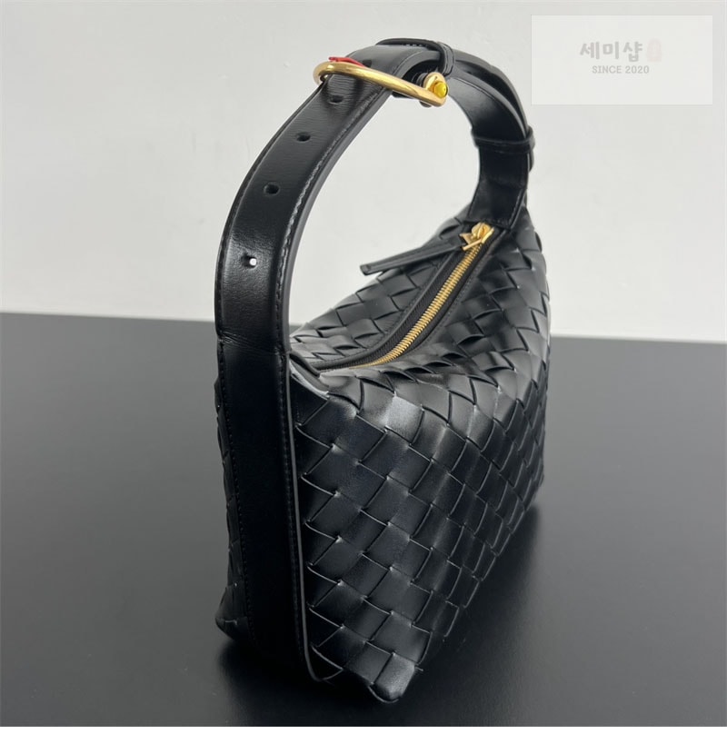 보테가베네타 보테가베네타 월리스 미니 인트레치아토 레더 숄더 백 815395 블랙 Bag 3번 이미지