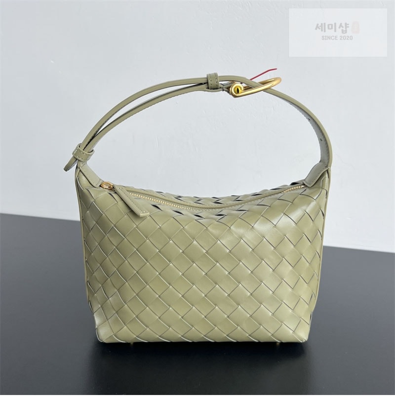 보테가베네타 보테가베네타 월리스 미니 인트레치아토 레더 숄더 백 815395 블랙 Bag 6번 이미지