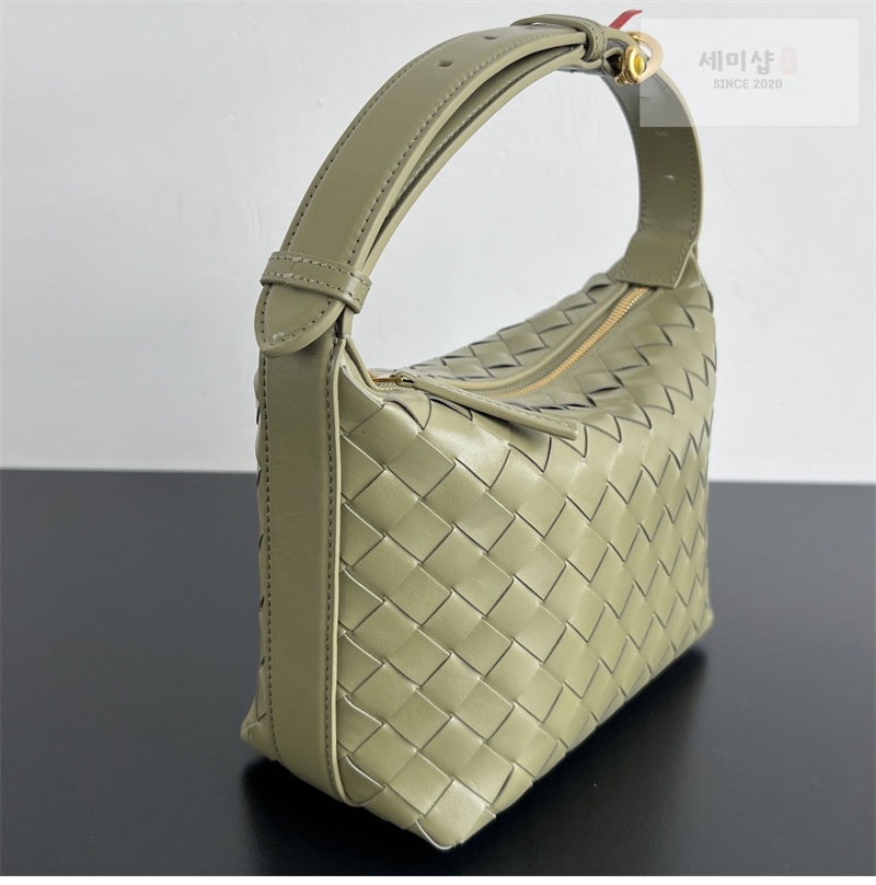 보테가베네타 보테가베네타 월리스 미니 인트레치아토 레더 숄더 백 815395 블랙 Bag 2번 이미지
