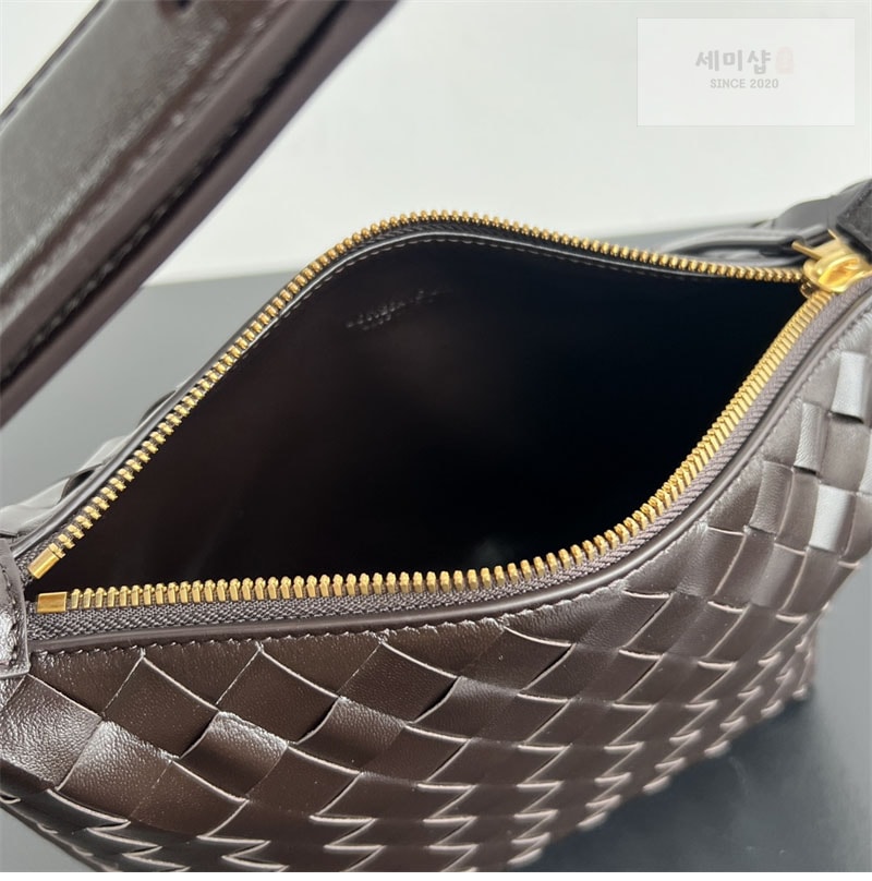 보테가베네타 보테가베네타 월리스 미니 인트레치아토 레더 숄더 백 815395 블랙 Bag 22번 이미지