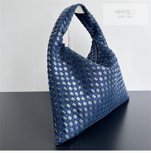 Bottega Veneta 보테가베네타 인트레치아토 라지 홉 백 아비스 블루 Bag 4번 이미지