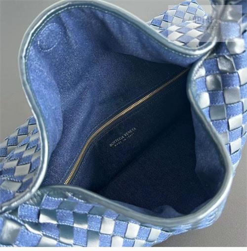 Bottega Veneta 보테가베네타 인트레치아토 라지 홉 백 아비스 블루 Bag 7번 이미지