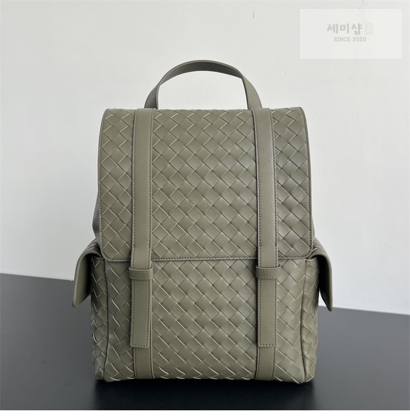 Bottega Veneta 보테가베네타 인트레치아토 백 투 스쿨 백팩 “ 4 COLOR ” 그린 Bag 1번 이미지