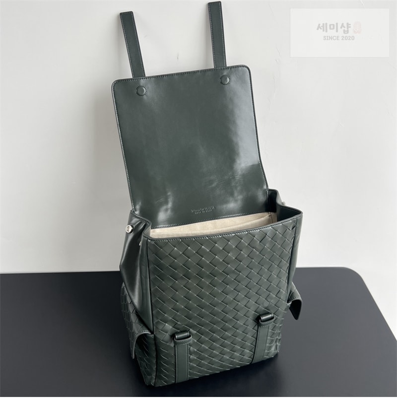 Bottega Veneta 보테가베네타 인트레치아토 백 투 스쿨 백팩 “ 4 COLOR ” 그린 Bag 26번 이미지