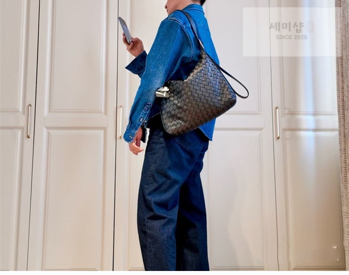 Bottega Veneta 보테가베네타 스몰 인트레치아토 트래블러 백 블랙 Bag 5번 이미지