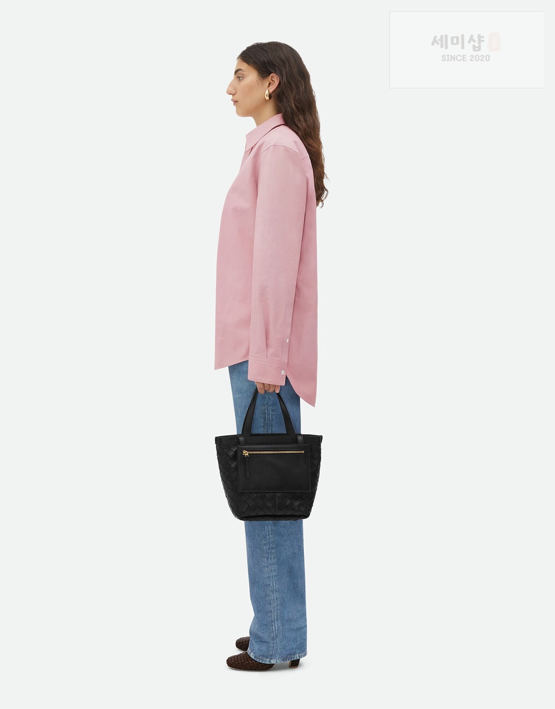 Bottega Veneta 보테가베네타 인트레치아토 스몰 플립 플랩 토트 백 “ 7 COLOR ” 오트밀 Bag 9번 이미지