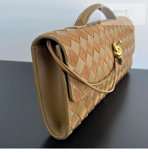 Bottega Veneta 보테가베네타 인트레치아토 안디아모 클러치백 카멜 Bag 2번 이미지