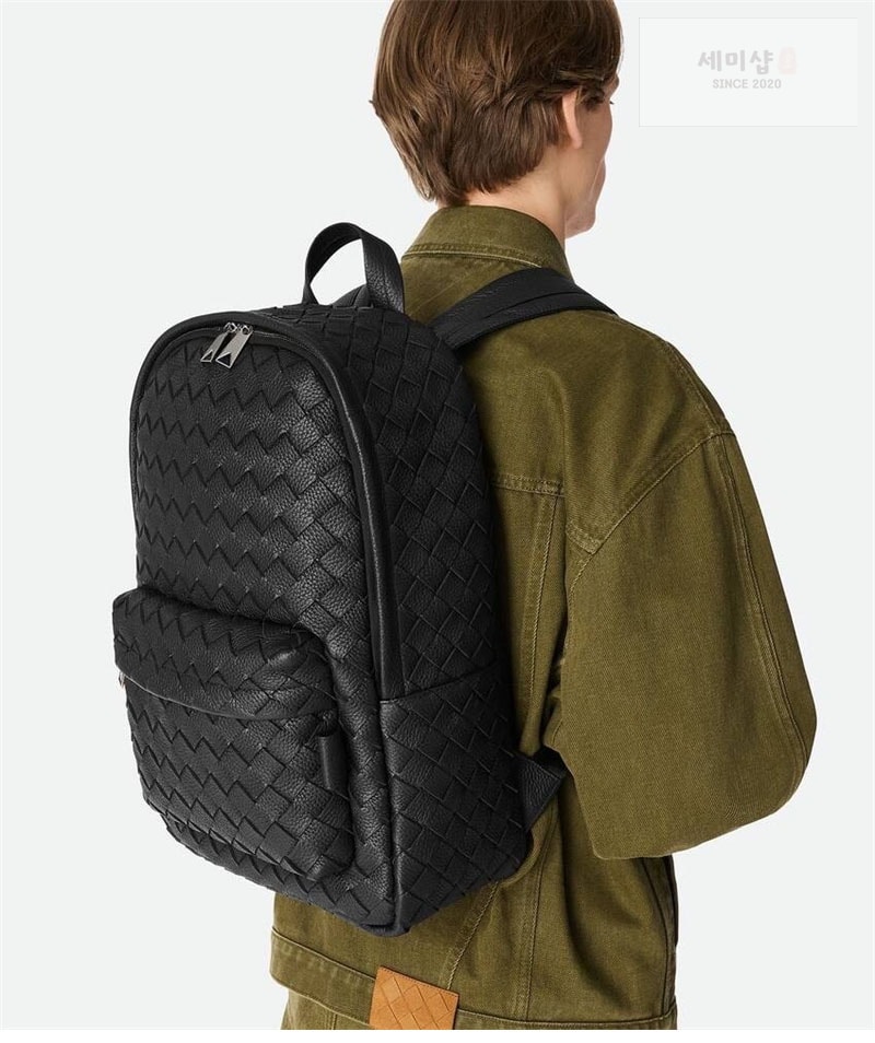Bottega Veneta 보테가베네타 인트레치아토 지퍼 백팩 “ 2 COLOR ” 다크 브라운 Bag 1번 이미지