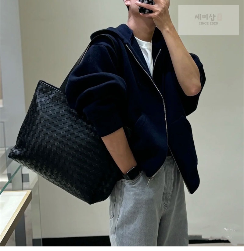Bottega Veneta 보테가베네타 인트레치아토 토트백 “ 2 COLOR ” 블랙 Bag 1번 이미지