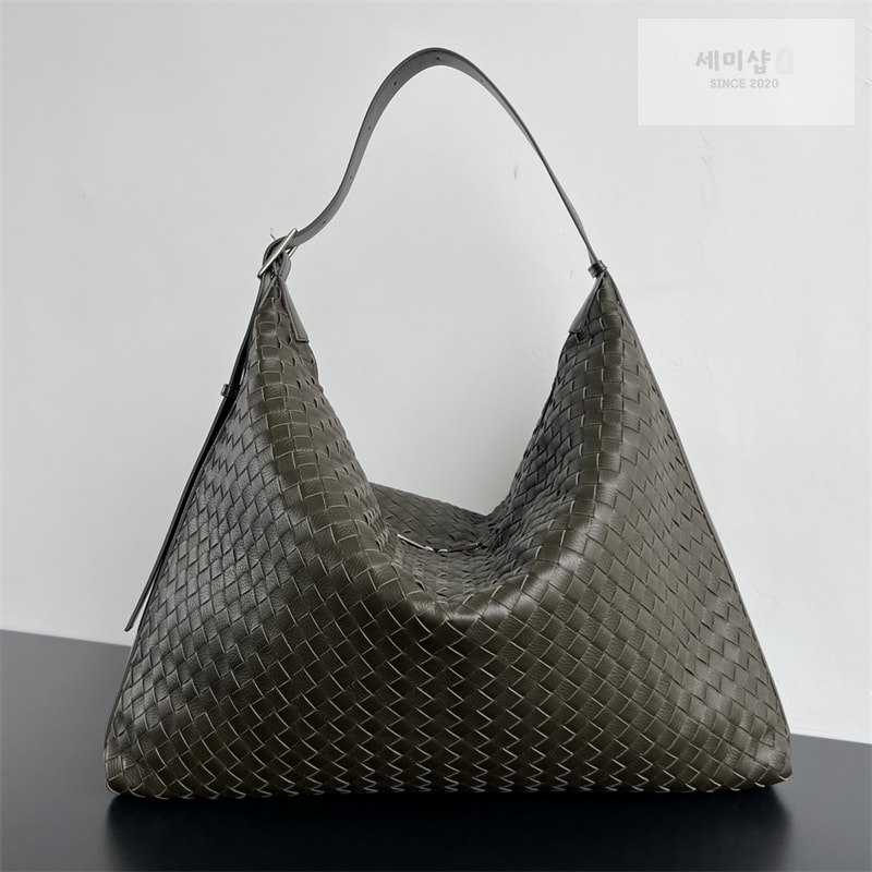 Bottega Veneta 보테가베네타 라지 인트레치아토 트래블러 백 올리브 Bag 1번 이미지