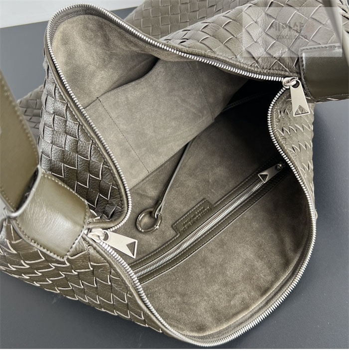 Bottega Veneta 보테가베네타 라지 인트레치아토 트래블러 백 올리브 Bag 4번 이미지