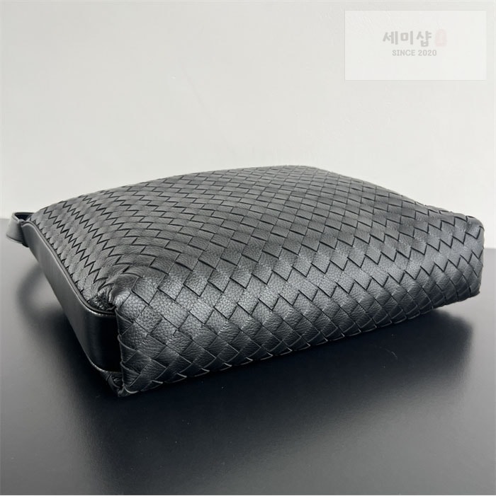 Bottega Veneta 보테가베네타 미디움 인트레치아토 트래블러 호보 숄더백 블랙 Bag 6번 이미지