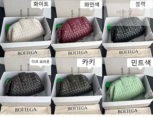 Bottega Veneta 보테가 베네타 스몰 로렌 1980 체인 클러치 “ 6 COLOR ” 블랙 Bag 9번 이미지