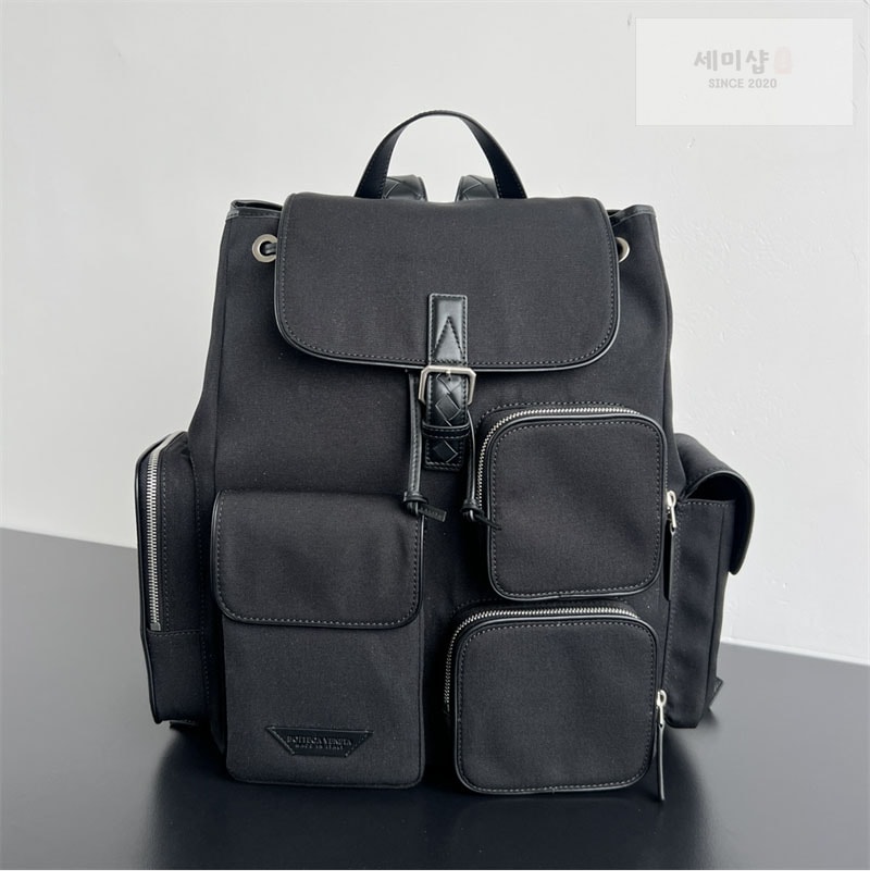 보테가베네타 보테가베네타 크로스로드 멀티포켓 백팩 블랙 Bag 9번 이미지