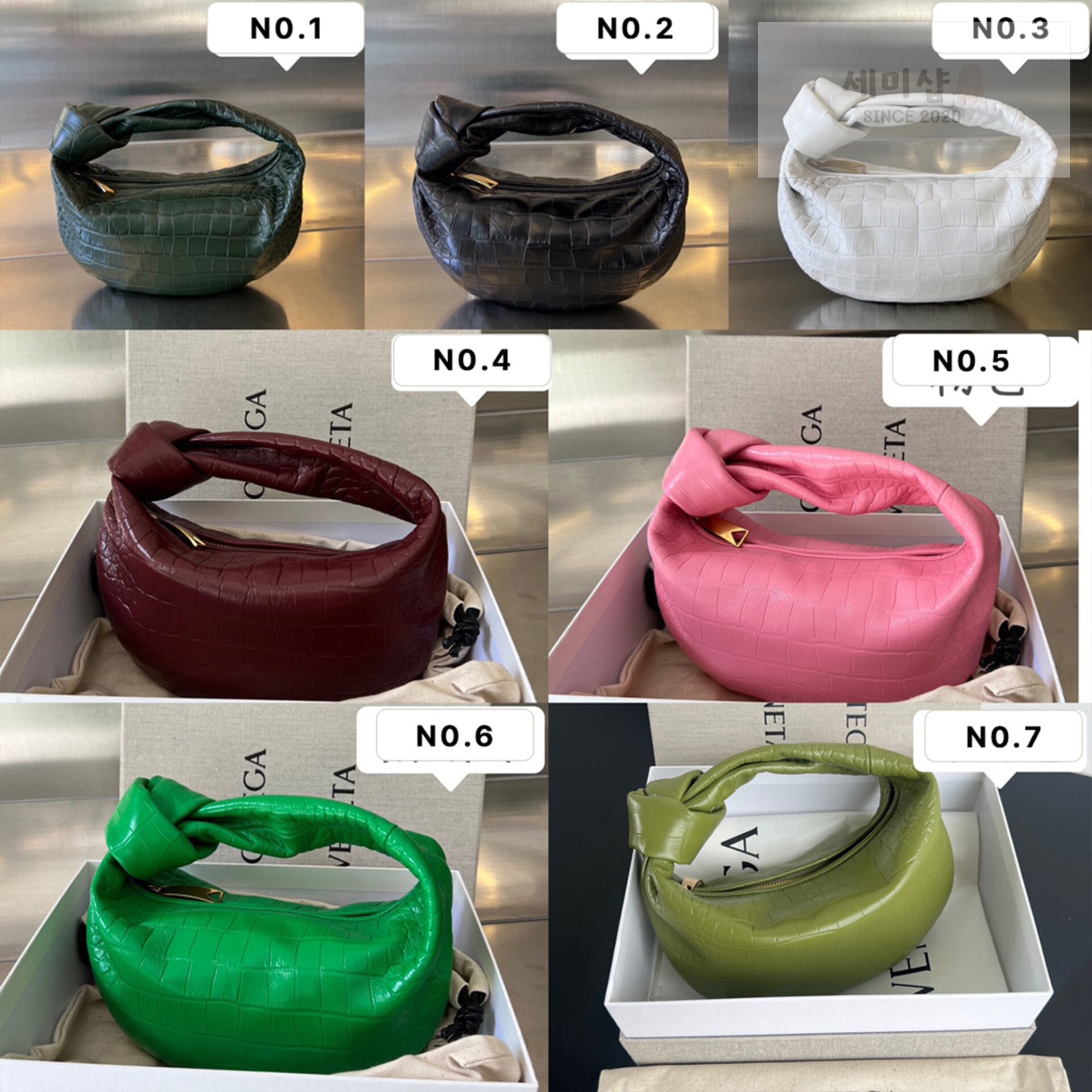 Bottega Veneta 보테가 베네타 크로커다일 미니 조디 탑 핸들 백 “ 7COLOR ” NO.1 Bag 2번 이미지
