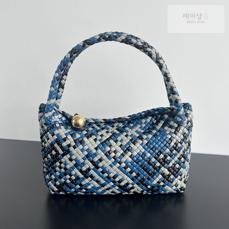 Bottega Veneta 보테가베네타 토스카 숄더백 아비스 블루 믹스 Bag 7번 이미지