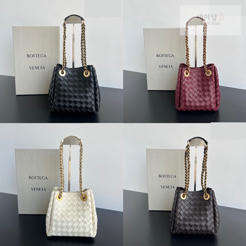 Bottega Veneta 보테가베네타 인트레치아토 파라슈트 스몰 체인 스트랩 “ 4 COLOR ” 블랙 Bag 22번 이미지