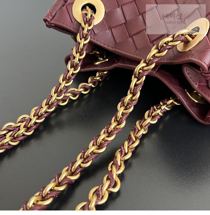 Bottega Veneta 보테가베네타 인트레치아토 파라슈트 스몰 체인 스트랩 “ 4 COLOR ” 블랙 Bag 12번 이미지