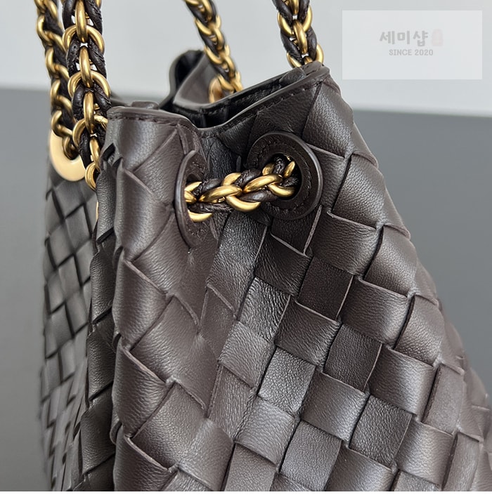 Bottega Veneta 보테가베네타 인트레치아토 파라슈트 스몰 체인 스트랩 “ 4 COLOR ” 블랙 Bag 4번 이미지