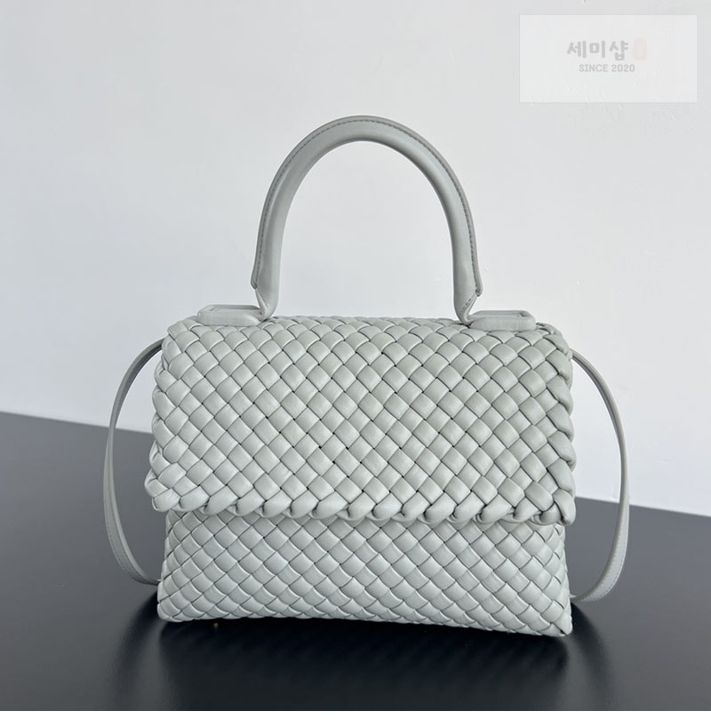 보테가베네타 보테가베네타 패티 탑 핸들 백 776783 아이스블루 Bag 13번 이미지
