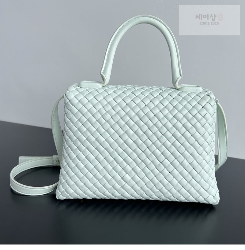 보테가베네타 보테가베네타 패티 탑 핸들 백 776783 아이스블루 Bag 11번 이미지