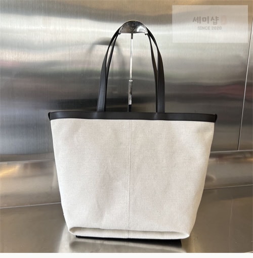 Bottega Veneta 보테가베네타 필립 플랩 토트백 블랙 캔버스 Bag 1번 이미지