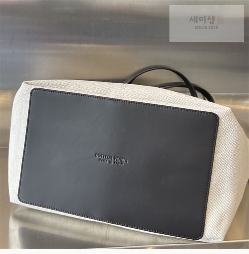 Bottega Veneta 보테가베네타 필립 플랩 토트백 블랙 캔버스 Bag 11번 이미지
