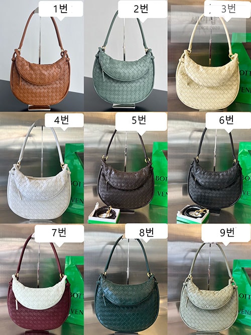Bottega Veneta 보테게베네타 제멜리 미디움 숄더백 9컬러 1번 Bag 7번 이미지