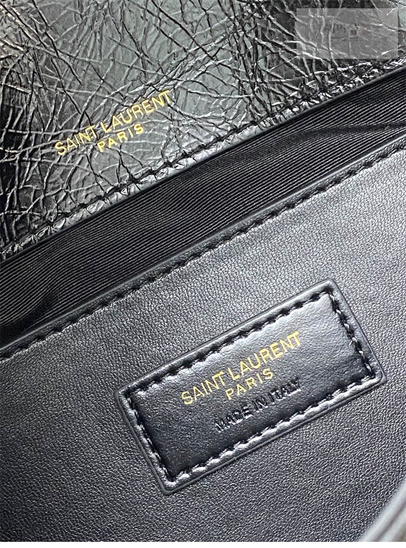 Saint Laurent 생로랑 니키 스몰 체인백 빈티지 크링클 블랙 498892 Bag 8번 이미지