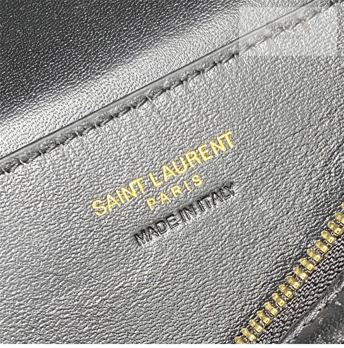 Saint Laurent 생로랑 램스킨 가비 베니티 백 블랙 Bag 19번 이미지