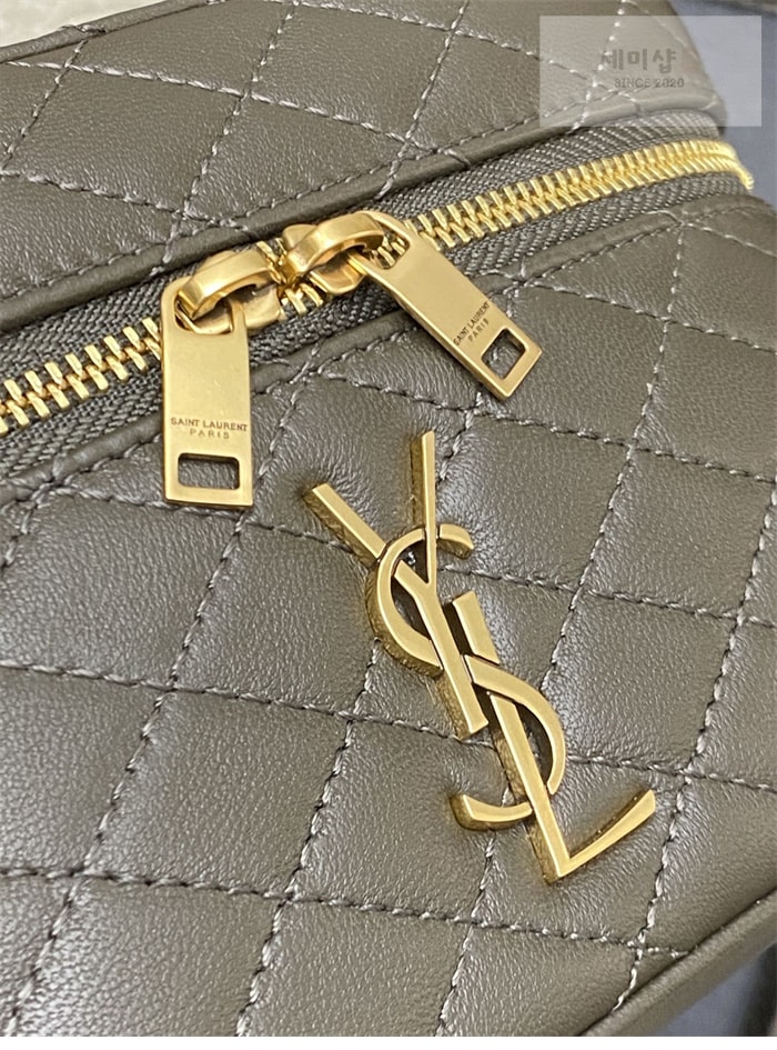 Saint Laurent 생로랑 램스킨 가비 베니티 백 블랙 Bag 27번 이미지