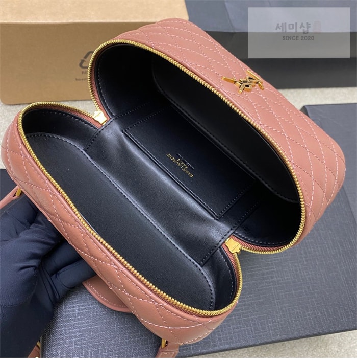 Saint Laurent 생로랑 램스킨 가비 베니티 백 블랙 Bag 13번 이미지