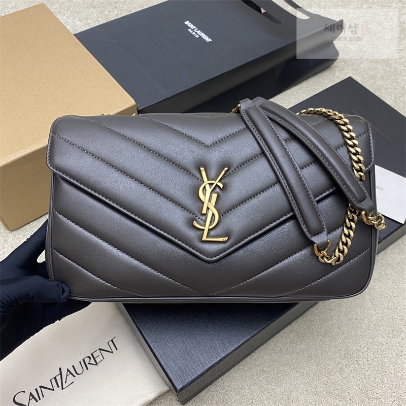 Saint Laurent 생로랑 루루 미디엄 마틀라세 숄더백 램스킨 801439 Bag 2번 이미지
