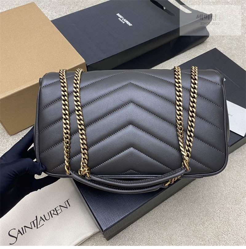 Saint Laurent 생로랑 루루 미디엄 마틀라세 숄더백 램스킨 801439 Bag 8번 이미지