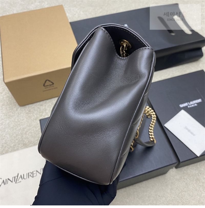 Saint Laurent 생로랑 루루 미디엄 마틀라세 숄더백 램스킨 801439 Bag 3번 이미지