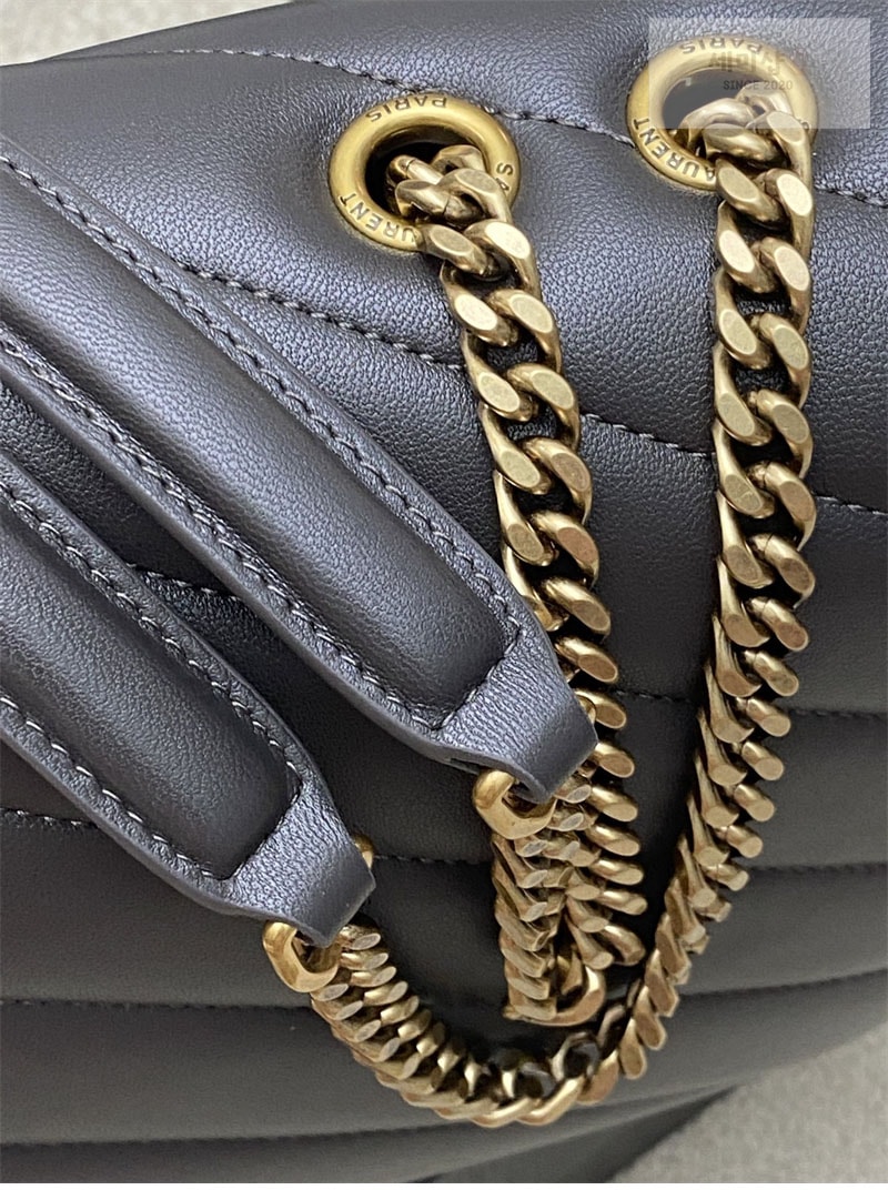 Saint Laurent 생로랑 루루 미디엄 마틀라세 숄더백 램스킨 801439 Bag 4번 이미지