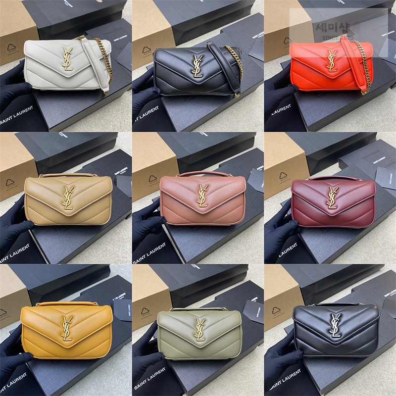 Saint Laurent 생로랑 루루 토이 램스킨 미니 크로스 백 화이트 Bag 1번 이미지