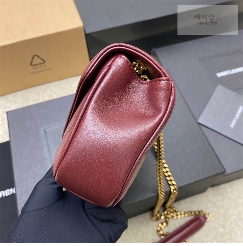 Saint Laurent 생로랑 루루 토이 램스킨 미니 크로스 백 화이트 Bag 14번 이미지