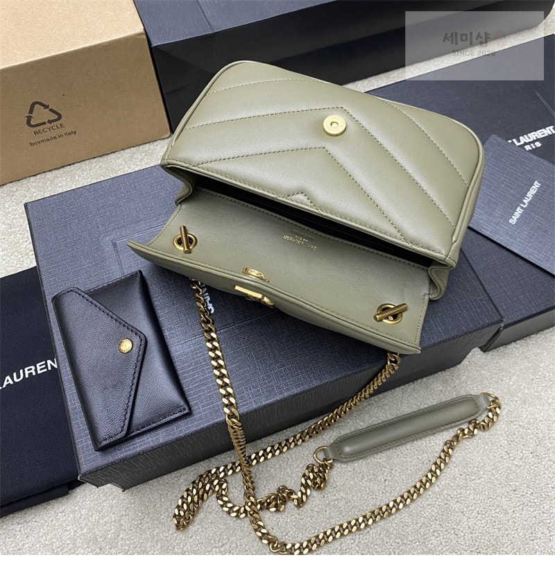 Saint Laurent 생로랑 루루 토이 램스킨 미니 크로스 백 화이트 Bag 17번 이미지