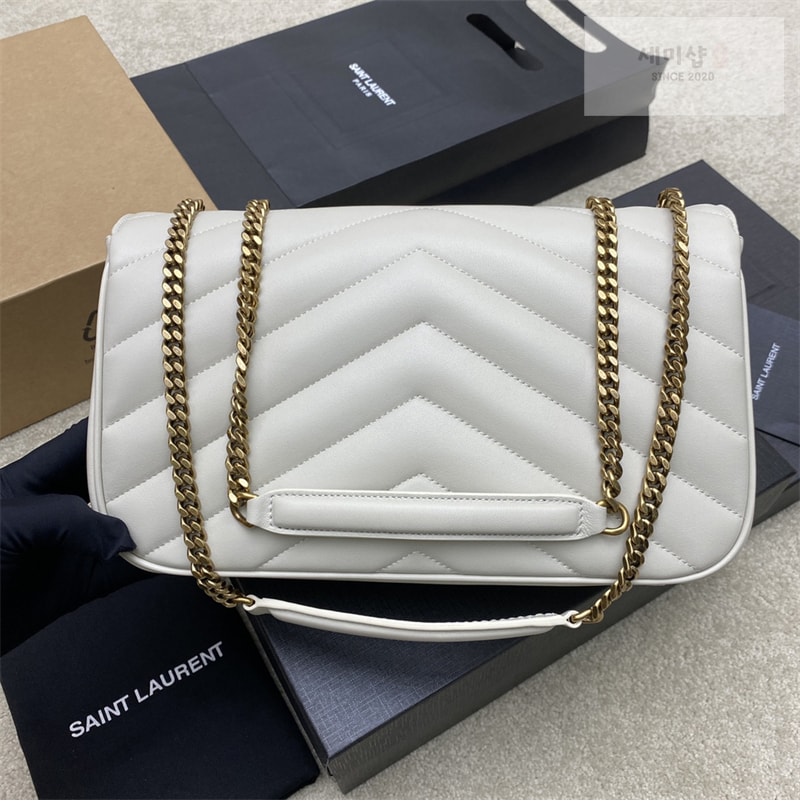 Saint Laurent 생로랑 루루 토이 램스킨 미디엄 크로스 백 화이트 Bag 5번 이미지