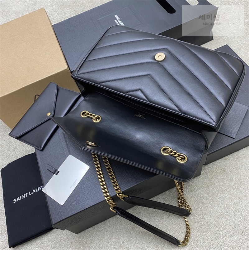 Saint Laurent 생로랑 루루 토이 램스킨 미디엄 크로스 백 화이트 Bag 8번 이미지