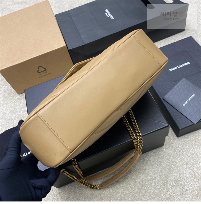 Saint Laurent 생로랑 루루 토이 램스킨 미디엄 크로스 백 화이트 Bag 9번 이미지