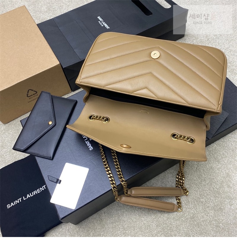 Saint Laurent 생로랑 루루 토이 램스킨 미디엄 크로스 백 화이트 Bag 10번 이미지