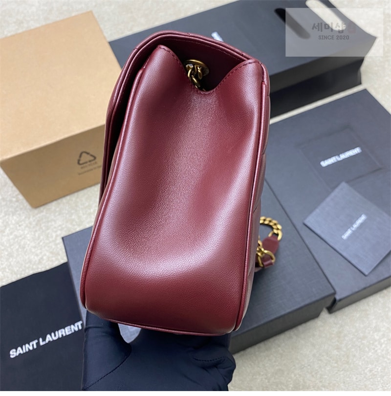 Saint Laurent 생로랑 루루 토이 램스킨 미디엄 크로스 백 화이트 Bag 17번 이미지